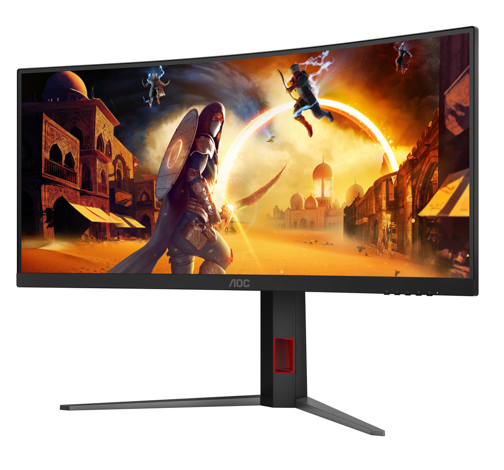AOC G4 CU34G4Z pantalla para PC 86,4 cm (34") 3440 x 1440 Pixeles Wide Quad HD LED Negro, Rojo (9)