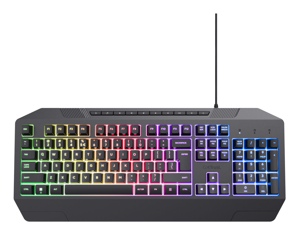 Trust GXT 836 Evocx teclado Juego USB QWERTY Inglés del Reino Unido Negro (6)