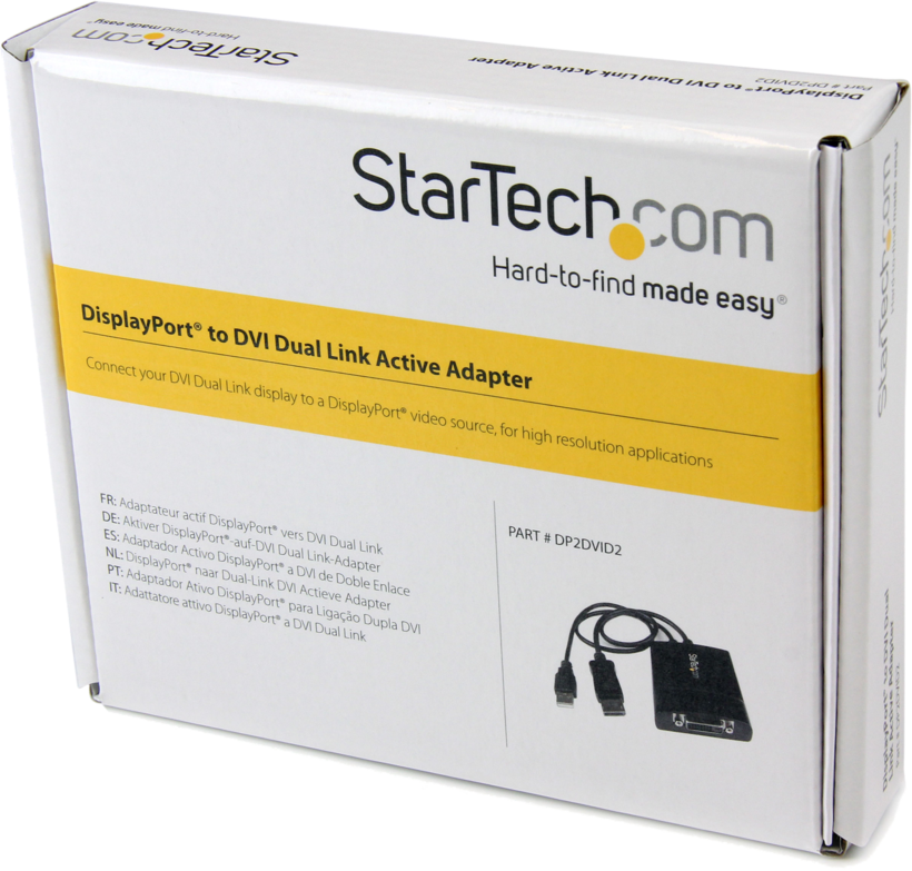 Startech DP2DVID2 - Adaptador DisplayPort/DVI, USB (solo alimentación) (2)