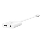 USB-C a conector de auriculares / adaptador de carga - USB-C macho a USB-C, miniconector hembra - USB Power Delivery (60W)