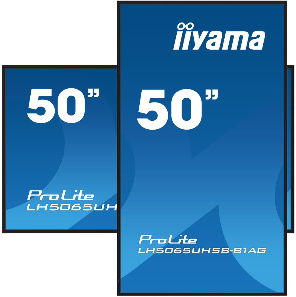 iiyama LH5065UHSB-B1AG pantalla de señalización Pantalla plana para señalización digital 125,7 cm (49.5") LCD Wifi 800 cd / m² 4K Ultra HD Negro Procesador incorporado Android 11 24/7 (7)