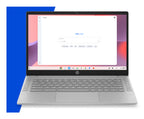 HP 14A-NM0001NAX MTK 540 8GB 128GB CHR MediaTek Kompanio 540 Chromebook 35.6 cm (14") HD LPDDR5-SDRAM UFS Wi-Fi 6 (802.11ax) ChromeOS Silver (7)