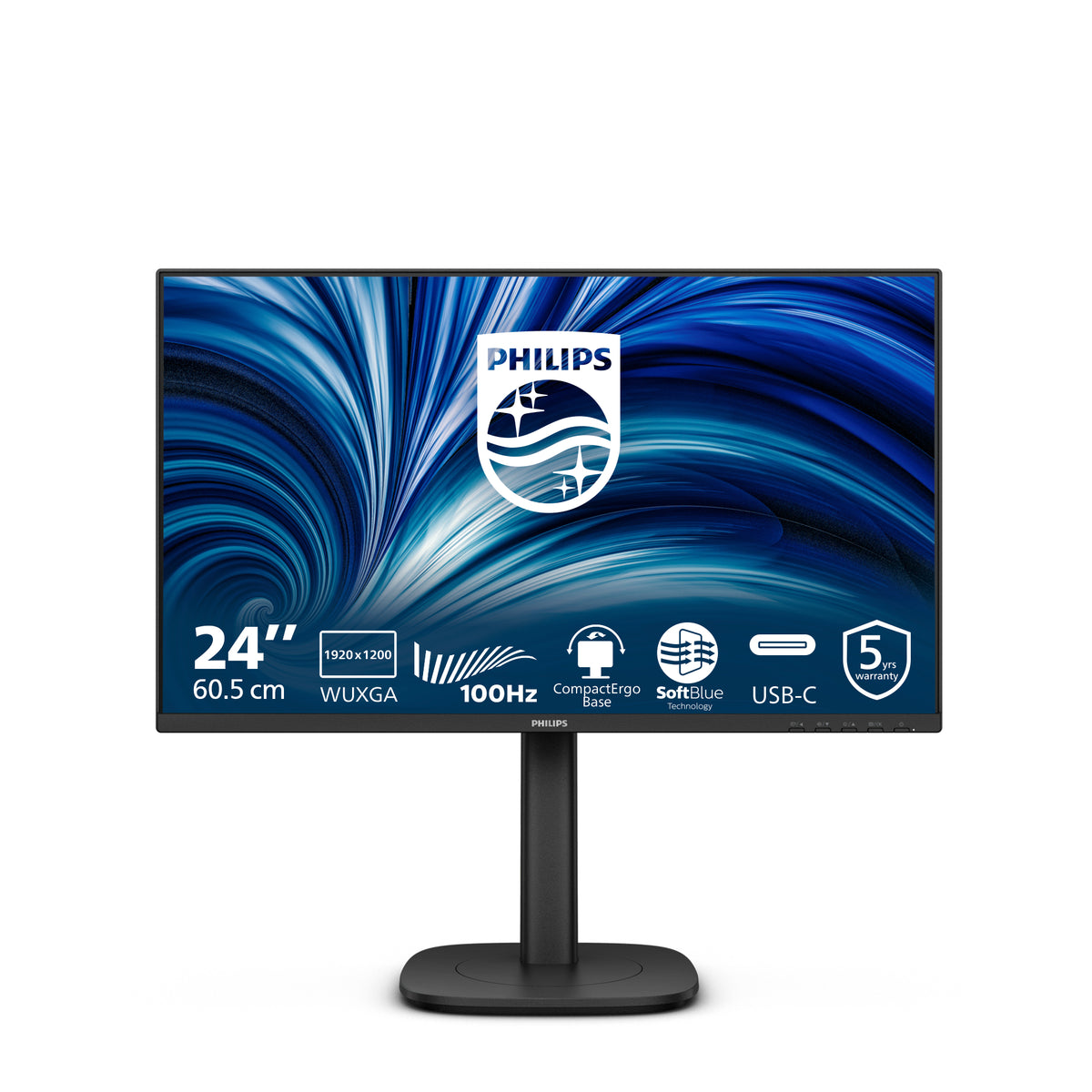 Philips 3000 series 24B2N3200D/00 pantalla para PC 61,2 cm (24.1") 1920 x 1200 Pixeles WUXGA LCD Negro (2)