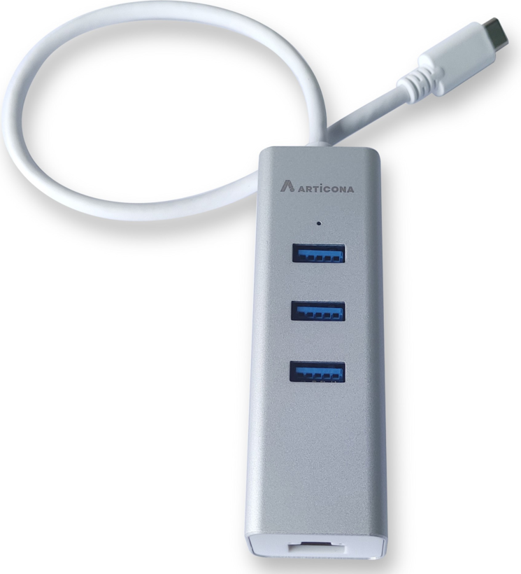 USB Hub 3.0 t. C 3-Port + RJ45 ARTICONA (4)