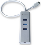 USB Hub 3.0 t. C 3-Port + RJ45 ARTICONA (4)