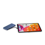Cargador portátil - 10000 mAh - 23 vatios - Fast Charge - 2 conectores de salida (Lightning, USB-C) - azul medianoche