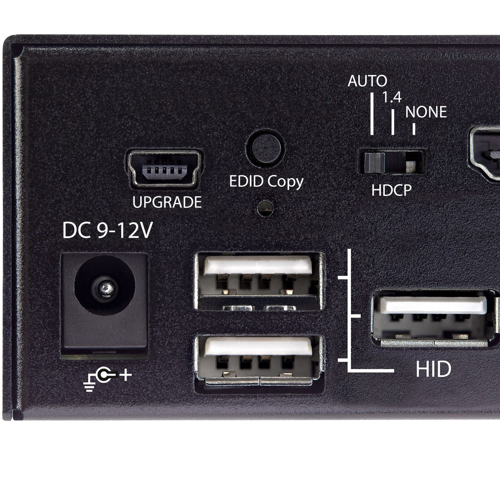 StarTech.com SV231HU34K6 interruptor KVM Montaje en rack Negro (4)