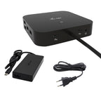 i-tec C31HDMIDPDOCKPD100 base para portátil y replicador de puertos Alámbrico USB 3.2 Gen 1 (3.1 Gen 1) Type-C Negro