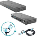 i-tec CATRIPLE4KDOCKPD2UK base para portátil y replicador de puertos Alámbrico USB 3.2 Gen 2 (3.1 Gen 2) Type-C Gris