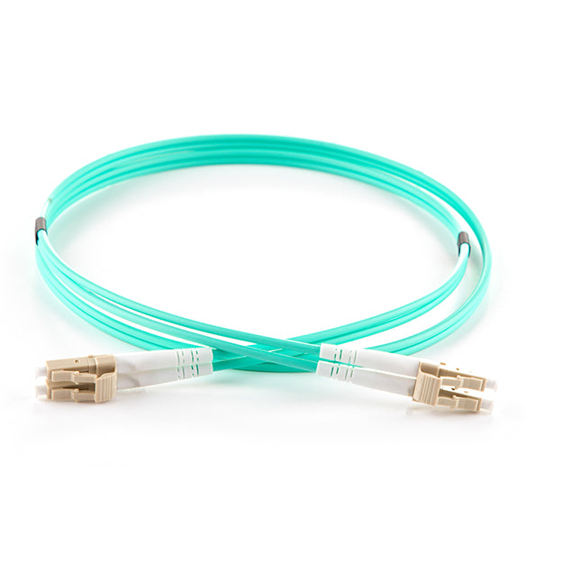 connektgear 2m Duplex Fibre Optic Multi-Mode Cable OM3 50/125 Micron LC to LC