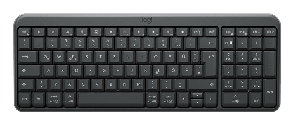 Logitech K250 teclado Universal RF Wireless + Bluetooth QWERTZ Alemán Grafito (2)