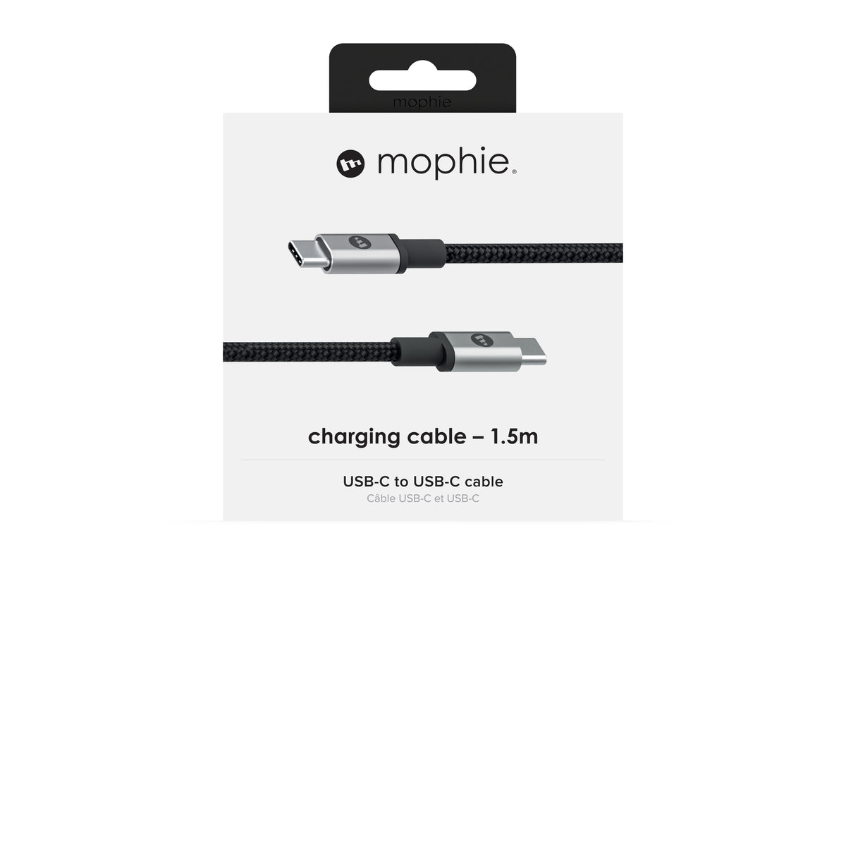 mophie 409903204 cable USB USB 3.2 Gen 1 (3.1 Gen 1) 1,5 m USB C Negro