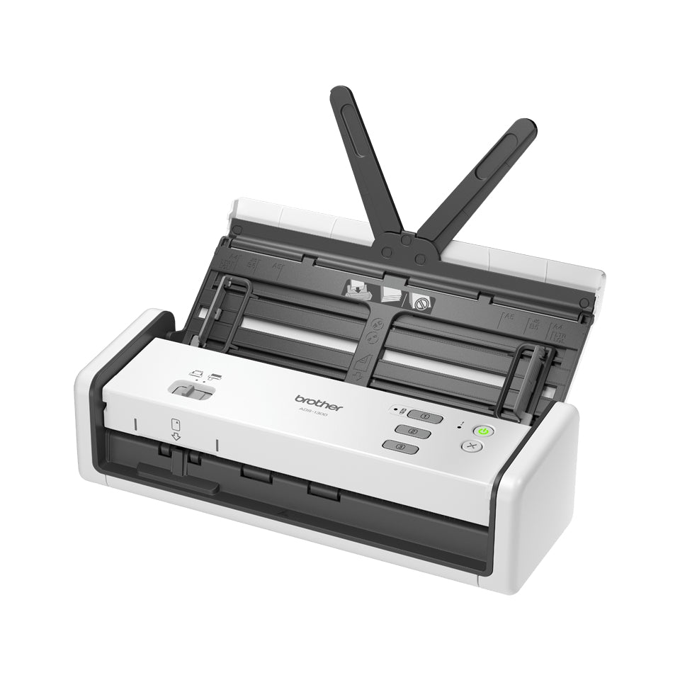 Brother ADS-1300 Escáner con alimentador automático de documentos (ADF) 1200 x 1200 DPI A4 Blanco (3)