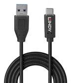 Lindy 36970 cable USB USB 3.2 Gen 2 (3.1 Gen 2) 0,5 m USB A USB C 10 Gbit/s 15 W Negro (2)