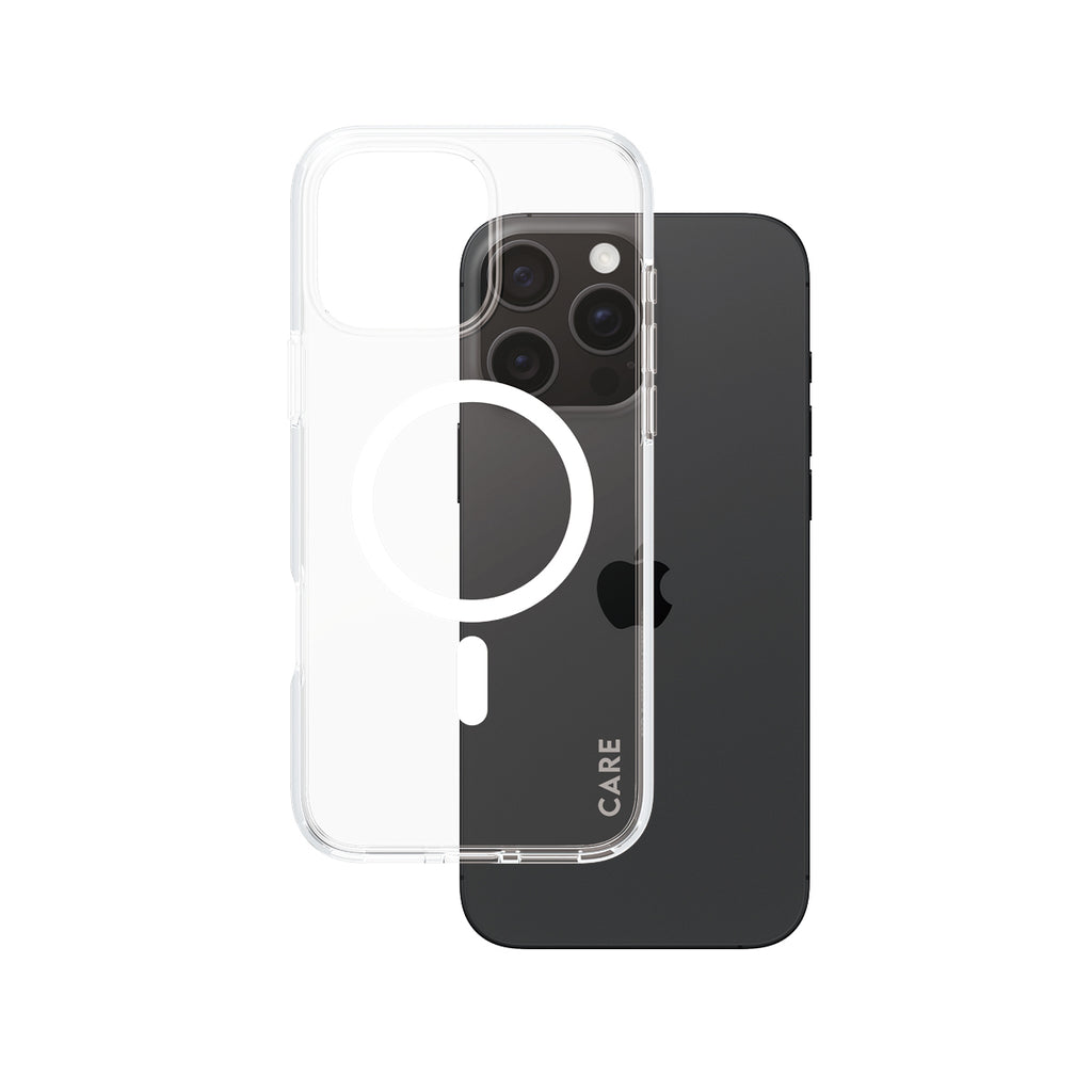 PanzerGlass CARE™ by ® Funda Urban Combat Transparente con MagSafe Blanco iPhone (1340)