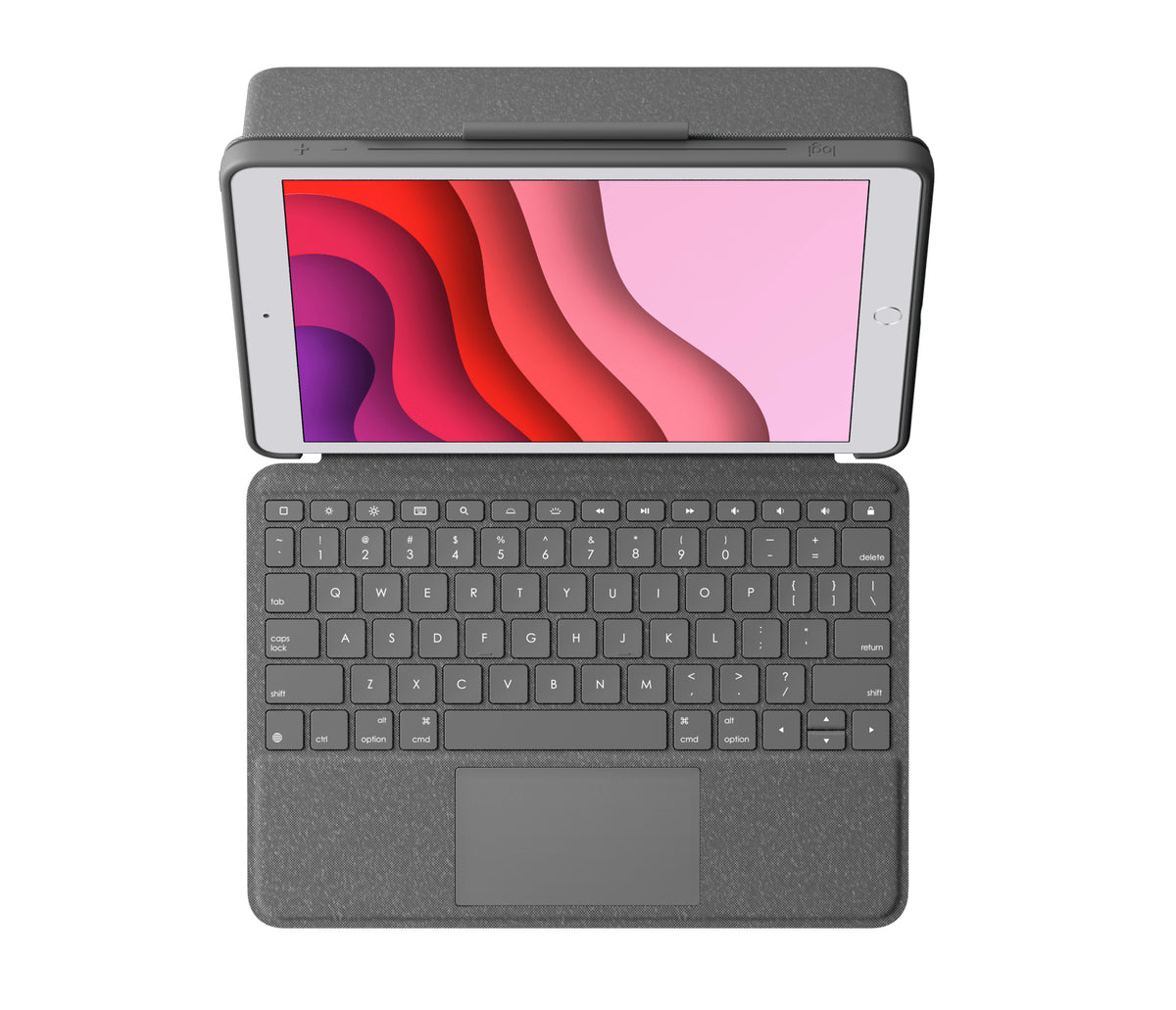 Logitech Combo Touch QWERTY Inglés del Reino Unido Smart Connector Grafito (3)