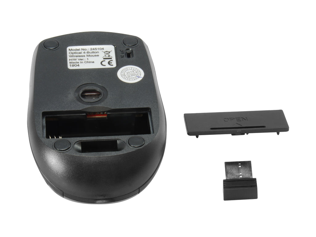 Equip 245104 ratón Viajes Ambidextro RF inalámbrico Óptico 1600 DPI (6)