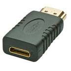 Lindy 41208 cambiador de género para cable HDMI HDMI Mini Negro (2)