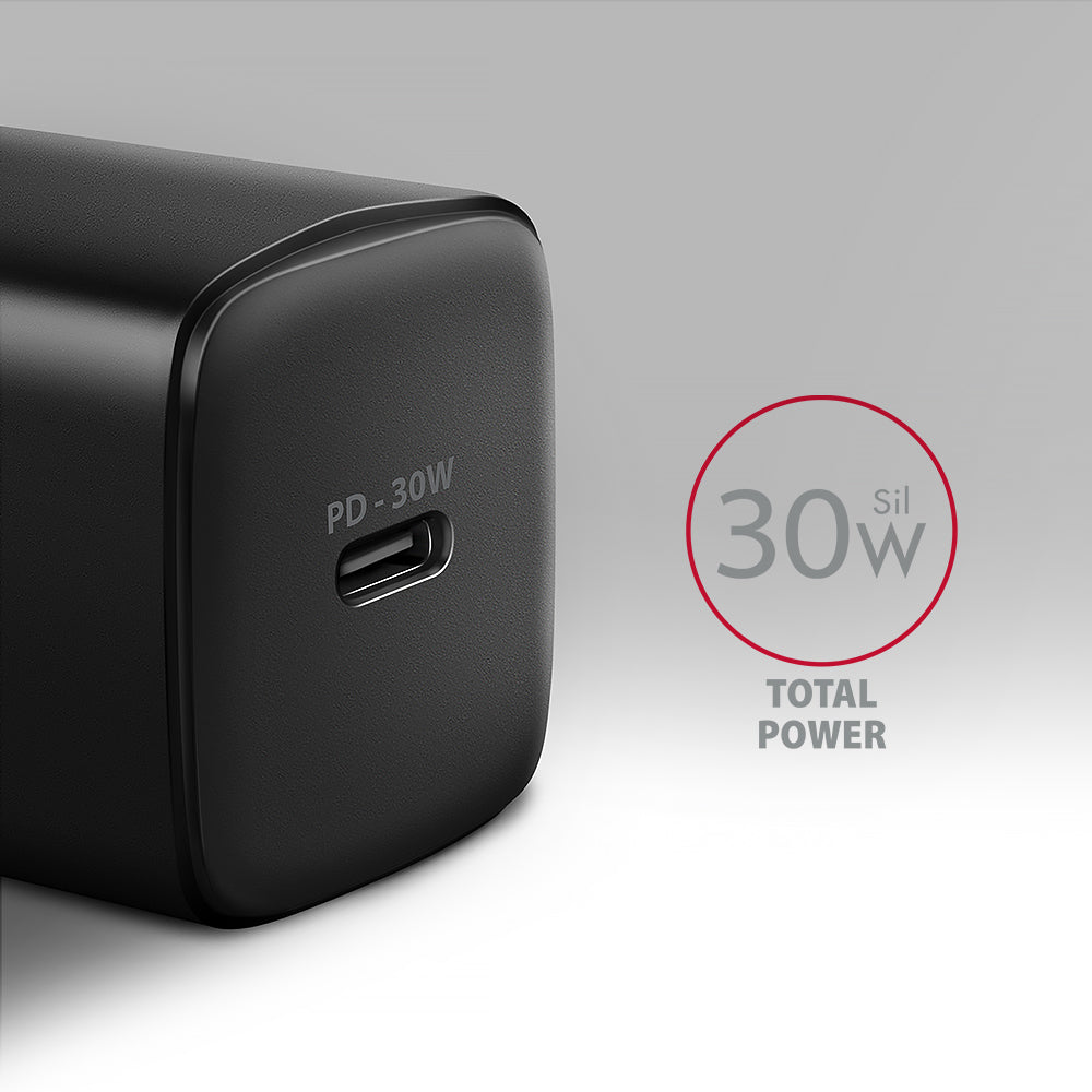 Axagon ACU-PD30 cargador de dispositivo móvil Teléfono móvil, Smartphone, Reloj inteligente, Tableta, Universal, Ver Negro Corriente alterna Carga rápida Interior (2)