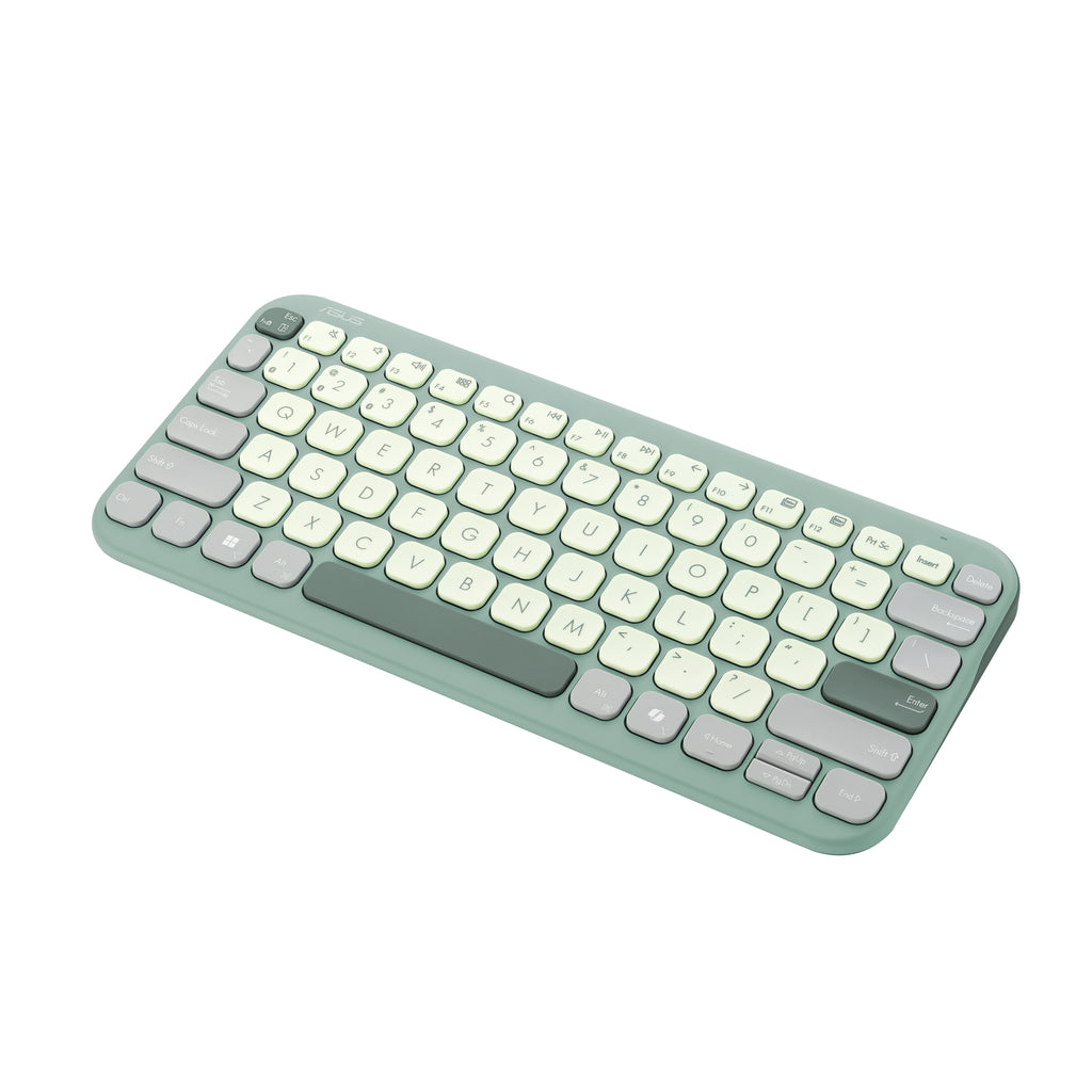 ASUS Marshmallow Keyboard KW100 teclado Hogar Bluetooth QWERTY Español Verde (6)