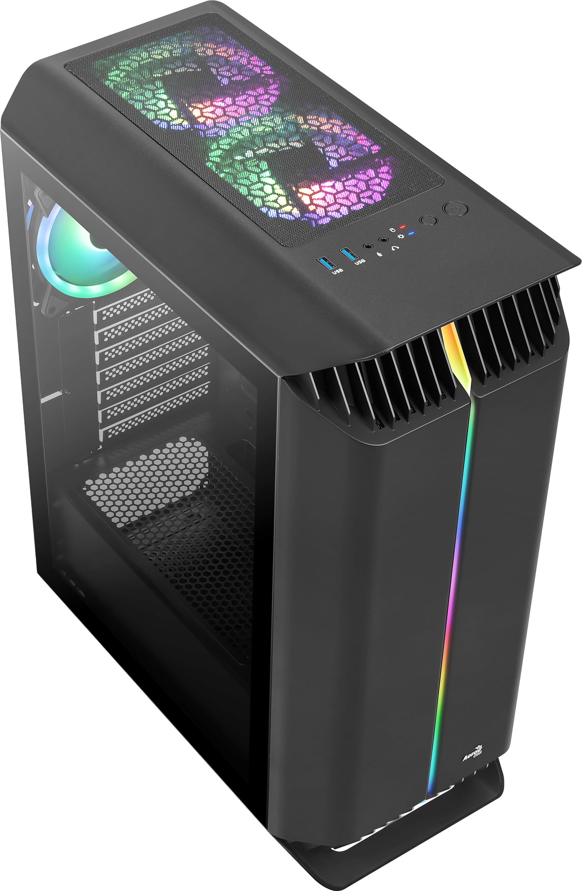 Aerocool Gladiator Duo Midi Tower Negro (5)