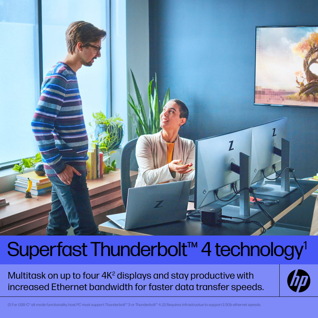HP Thunderbolt 120W G4 Dock Wired Thunderbolt 4 Black (9)
