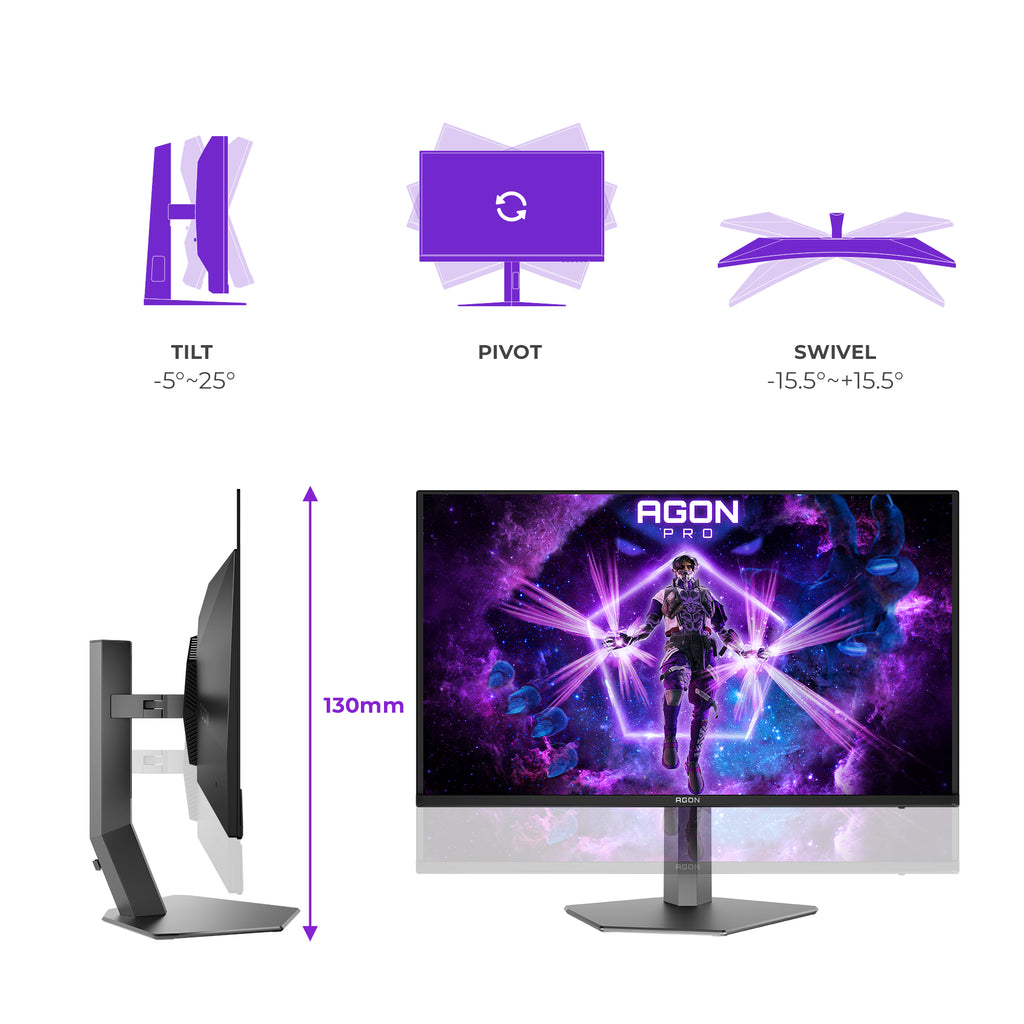 AOC AG326UZD2/11 pantalla para PC 80 cm (31.5") 3840 x 2160 Pixeles Negro (3)