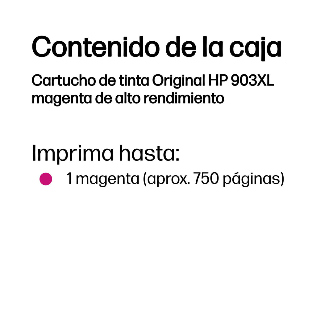 HP 903XL High Yield Magenta Original Ink Cartridge cartucho de tinta 1 pieza(s) Alto rendimiento (XL) (4)