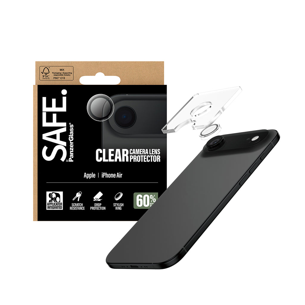 PanzerGlass SAFE. by ® Camera Lens Protector Transparent iPhone Air Protector de pantalla Apple 1 pieza(s) (5)
