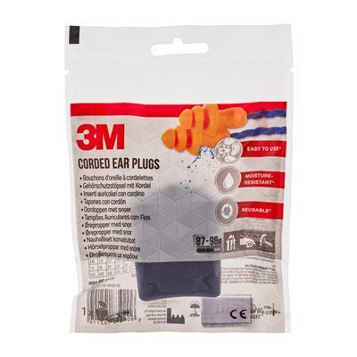 3M 1271C1 tapón de oido Tapón para oídos reutilizable Naranja 2 pieza(s) (6)