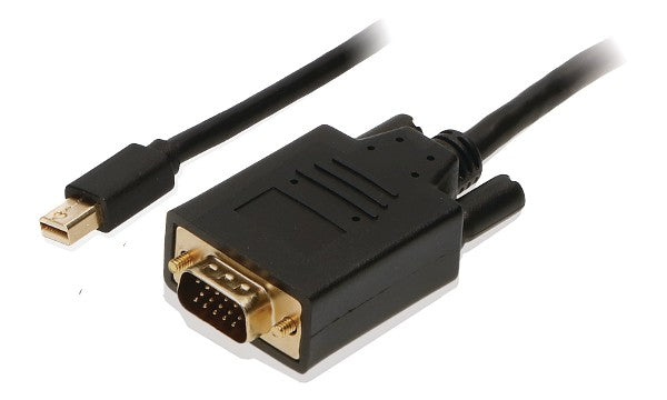 2-Power CAB0027A video cable adapter 1m VGA Mini DisplayPort Black