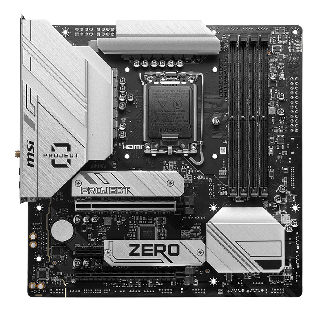 MSI B760M PROJECT ZERO placa base Intel B760 LGA 1700 micro ATX (3)