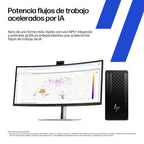 HP None Intel Core Ultra 7 265 32 GB DDR5-SDRAM 1 TB SSD NVIDIA GeForce RTX 5060 Windows 11 Pro Torre Puesto de trabajo AI Workstation, AI PC Negro (8)