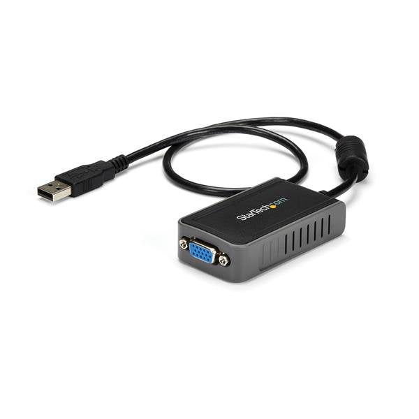 StarTech.com USB2VGAE2 Adaptador gráfico USB 1600 x 1200 Pixeles Negro – Reacondicionado (2)