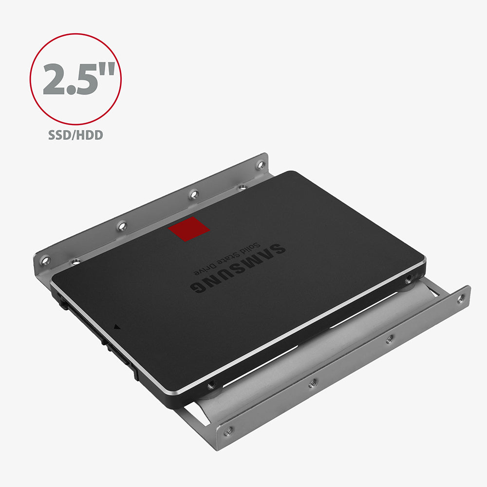 Axagon RHD-125B Halterahmen für 1x 2.5\" im 3.5\" Slot - grau Gris Metal (2)