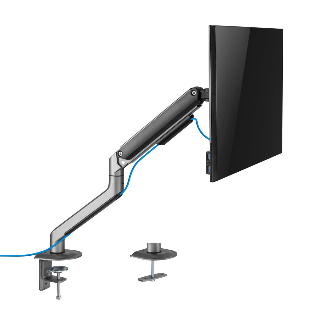 TooQ DB4032TNR-G soporte para monitor 81,3 cm (32") Escritorio Negro (6)
