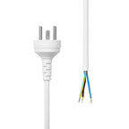 Microconnect MC-PE003EDBW-OE cable de transmisión Blanco 3 m Enchufe tipo K (3)