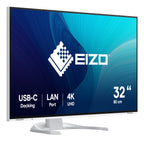 EIZO FlexScan EV3240X-WT pantalla para PC 80 cm (31.5") 3840 x 2160 Pixeles 4K Ultra HD LCD Blanco (8)