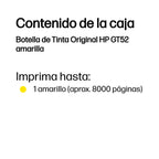 HP GT52 Yellow Original Bottled Ink Cartridge for DeskJet GT SeriesPrinters (4)