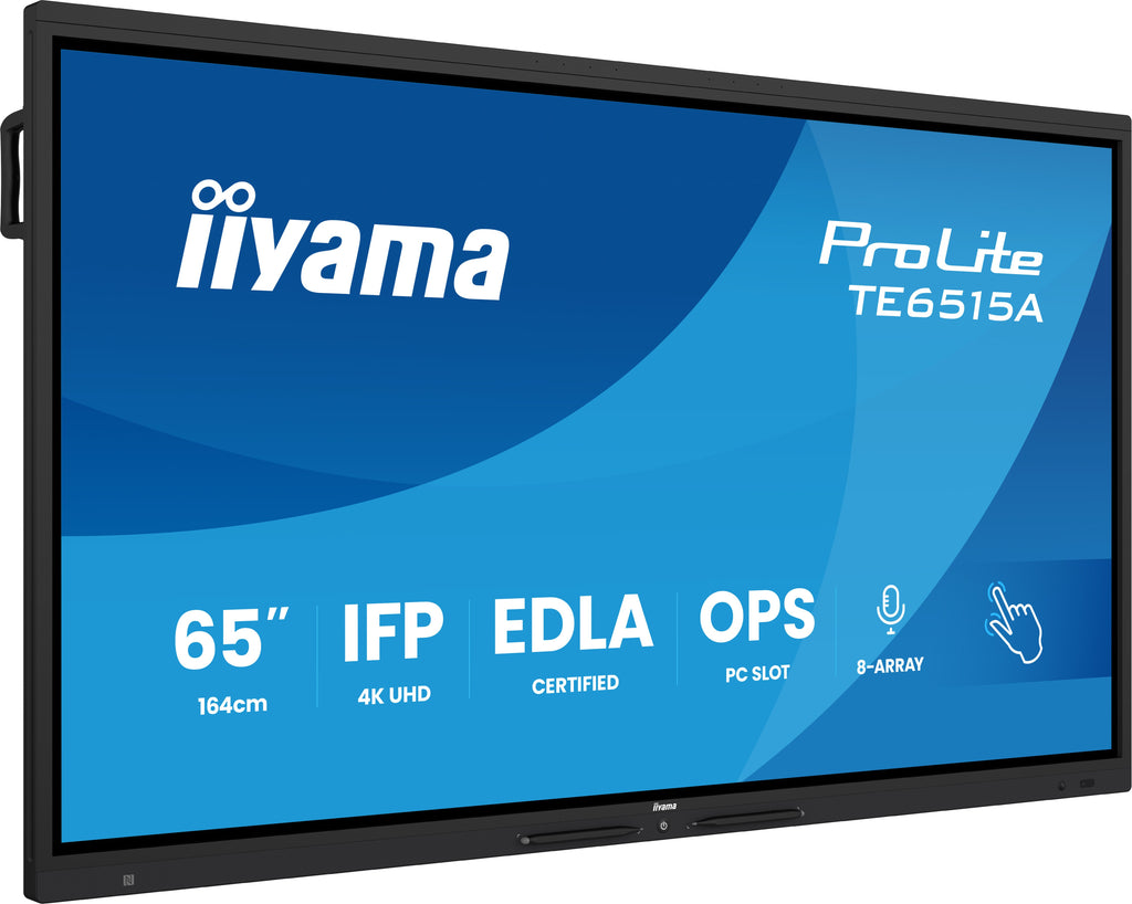 iiyama TE6515A-B2AG pantalla de señalización Diseño de quiosco 163,8 cm (64.5") Wifi 550 cd / m² 4K Ultra HD Negro Pantalla táctil Procesador incorporado Android 24/7 (2)