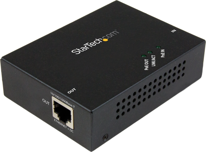 Startech POEEXT1GAT - Alargador de Alimentación por Ethernet, 100m, Repetidor