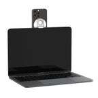 Montaje magnético para teléfono móvil - compatible con MagSafe, para notebooks de Mac - blanco - para Apple iPhone 12, 13, 14, 16; MacBook Air; MacBook Pro