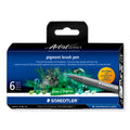 Staedtler Pigment Arts rotulador pincel verdes y turquesas verde