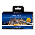 Staedtler Pigment Arts rotulador pincel grises y caramelos marrón, gris 6 piezas