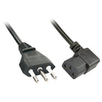 Lindy 30346 cable de transmisión Negro 2 m C13 acoplador (2)
