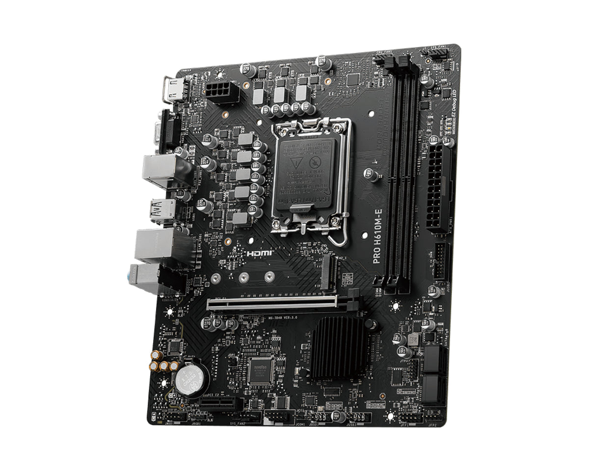 MSI PRO H610M-E placa base Intel H610 LGA 1700 micro ATX (4)