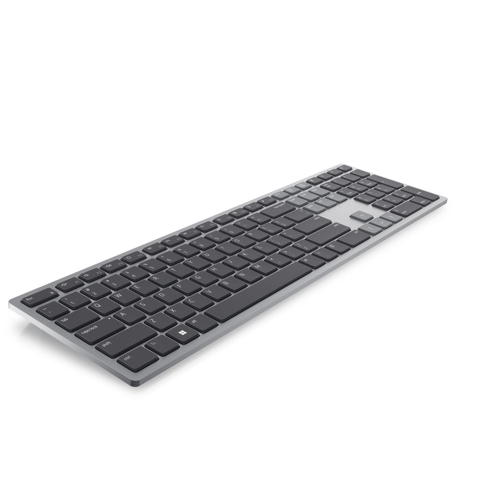 DELL KB700 teclado Oficina RF Wireless + Bluetooth Checa, Eslovaco Gris (4)