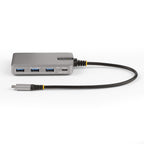 StarTech.com HB31C3A1CDPPD3 hub de interfaz USB 3.2 Gen 2 (3.1 Gen 2) Type-C 10000 Mbit/s Plata (3)
