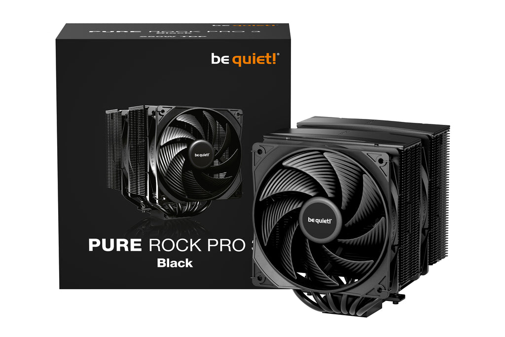 be quiet! Pure Rock Pro 3 Black Procesador Refrigerador de aire 12 cm Negro 1 pieza(s) (5)