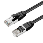 Microconnect MC-SFTP6A005S cable de red Negro 0,5 m Cat6a S/FTP (S-STP) Alrededor (2)